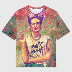 Футболка оверсайз мужская Фрида, цвет: 3D-принт