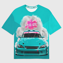 Футболка оверсайз мужская 2 JZ GTE, цвет: 3D-принт