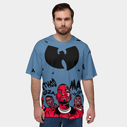 Футболка оверсайз мужская Wu-Tang Clan: Method Man, цвет: 3D-принт — фото 2