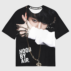 Мужская футболка оверсайз BTS: Hood by air