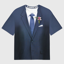 Футболка оверсайз мужская Жених, цвет: 3D-принт