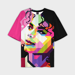 Футболка оверсайз мужская Michael Jackson Art, цвет: 3D-принт