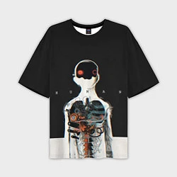 Мужская футболка оверсайз Three Days Grace: Skeleton