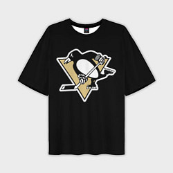 Футболка оверсайз мужская Pittsburgh Penguins: Crosby, цвет: 3D-принт
