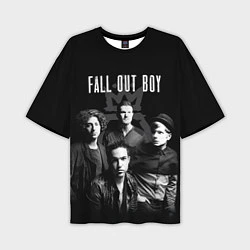 Футболка оверсайз мужская Fall out boy band, цвет: 3D-принт