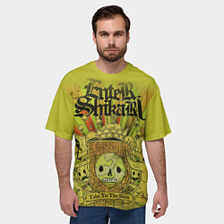 Футболка оверсайз мужская Enter Shikari: Take to the skies, цвет: 3D-принт — фото 2