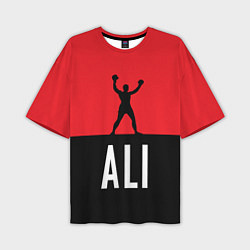 Футболка оверсайз мужская Ali Boxing, цвет: 3D-принт