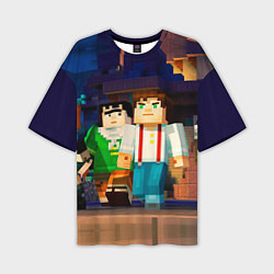 Мужская футболка оверсайз Minecraft Men's