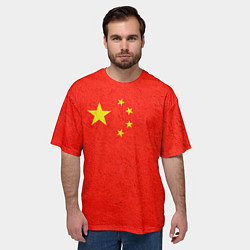 Футболка оверсайз мужская Китай, цвет: 3D-принт — фото 2