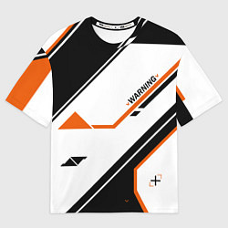 Футболка оверсайз мужская CS:GO Asiimov P250 Style, цвет: 3D-принт