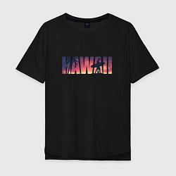 Мужская футболка оверсайз HAWAII 9