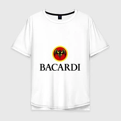 Футболка оверсайз мужская Bacardi, цвет: белый