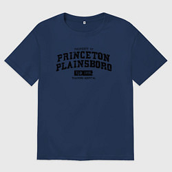 Футболка оверсайз мужская Princeton Plainsboro, цвет: тёмно-синий