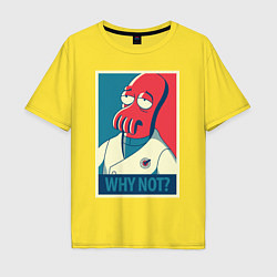 Мужская футболка оверсайз Zoidberg: Why not?