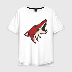 Футболка оверсайз мужская Phoenix Coyotes, цвет: белый