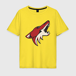 Футболка оверсайз мужская Phoenix Coyotes, цвет: желтый