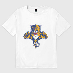 Футболка оверсайз мужская Florida Panthers, цвет: белый