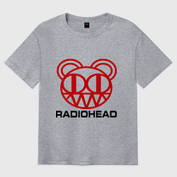 Футболка оверсайз мужская Radiohead, цвет: меланж