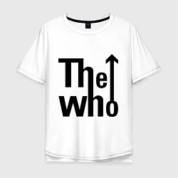 Футболка оверсайз мужская The Who, цвет: белый