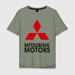 Футболка оверсайз мужская Mitsubishi, цвет: авокадо