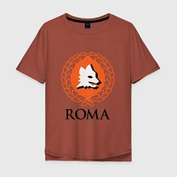 Футболка оверсайз мужская Roma, цвет: кирпичный