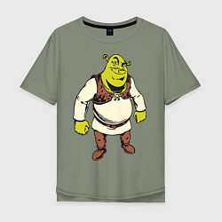 Футболка оверсайз мужская Shrek 3, цвет: авокадо