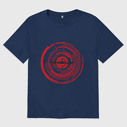 Футболка оверсайз мужская Pendulum, цвет: тёмно-синий