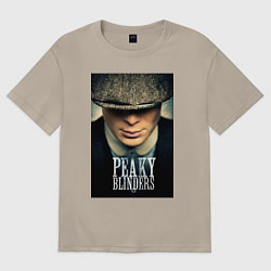Футболка оверсайз мужская Peaky Blinders, цвет: миндальный