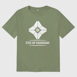 Футболка оверсайз мужская Eyes Up Guardian, цвет: авокадо