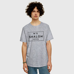 Футболка оверсайз мужская SHALOM, цвет: меланж — фото 2