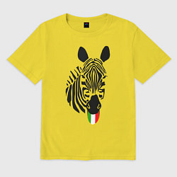 Футболка оверсайз мужская Juventus Zebra, цвет: желтый
