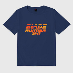 Футболка оверсайз мужская Blade Runner 2049, цвет: тёмно-синий