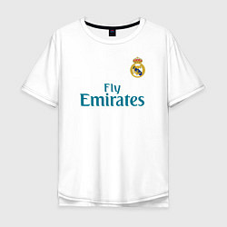Футболка оверсайз мужская Real Madrid: Ronaldo 07, цвет: белый