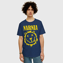 Футболка оверсайз мужская Narnia, цвет: тёмно-синий — фото 2