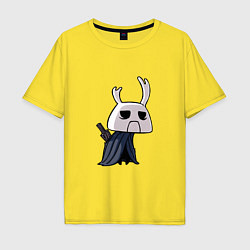 Футболка оверсайз мужская Hollow Knight, цвет: желтый