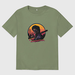 Футболка оверсайз мужская The BabySitter, цвет: авокадо