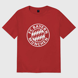 Футболка оверсайз мужская FC Bayern Munchen, цвет: красный