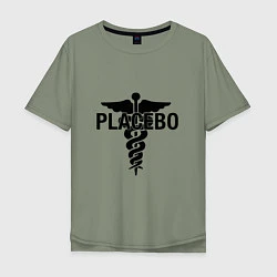 Футболка оверсайз мужская Placebo, цвет: авокадо