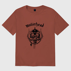 Футболка оверсайз мужская Motrhead: Black Devil, цвет: кирпичный