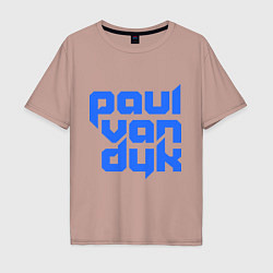 Мужская футболка оверсайз Paul van Dyk: Filled