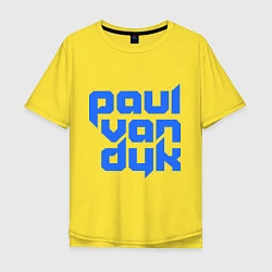 Футболка оверсайз мужская Paul van Dyk: Filled, цвет: желтый