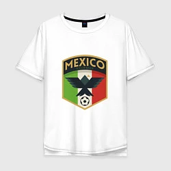Футболка оверсайз мужская Mexico Football, цвет: белый
