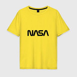 Футболка оверсайз мужская NASA, цвет: желтый