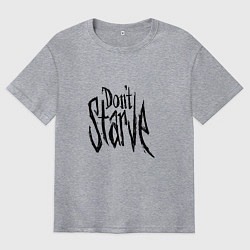 Футболка оверсайз мужская Don't Starve, цвет: меланж