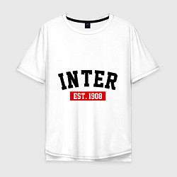 Мужская футболка оверсайз FC Inter Est. 1908