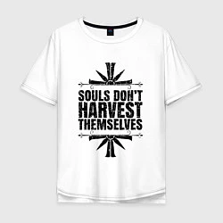 Футболка оверсайз мужская Harvest Themselves, цвет: белый