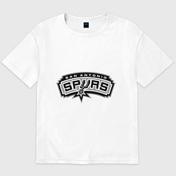 Футболка оверсайз мужская San Antonio, цвет: белый