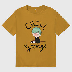 Мужская футболка оверсайз Chill Yoongi