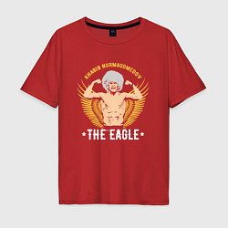 Футболка оверсайз мужская Khabib: The Eagle, цвет: красный