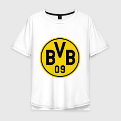 Футболка оверсайз мужская BVB 09, цвет: белый
